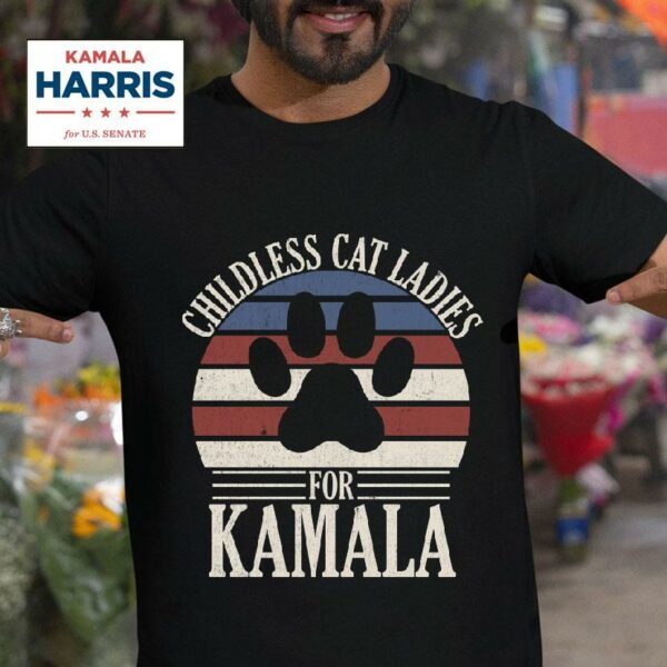 Childless Cat Ladies For Kamala Tshirt