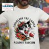 Childless Cat Lady Against Fascism Kamala Harris Tshirt