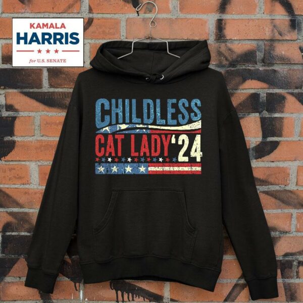 Childless Cat Lady Kamala Hoodie