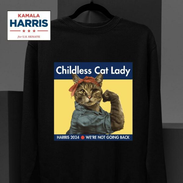 Childless Cat Lady Kamala Sweatshirt