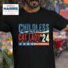 Childless Cat Lady Kamala Tshirt