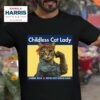 Childless Cat Lady Kamala Tshirt