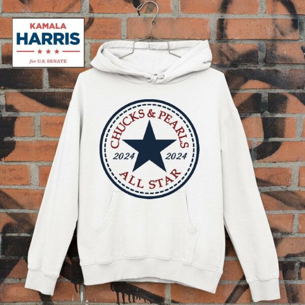 Chucks And Pearls All Star Kamala Harris Hoodie