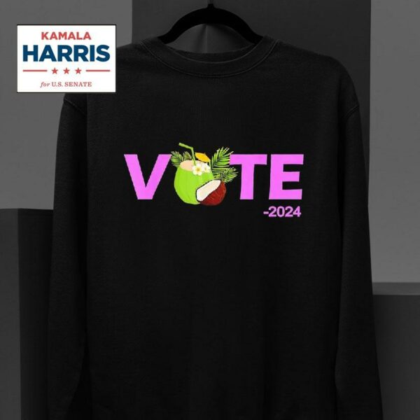 Coconut Kamala Harris Vote Sweatshirt