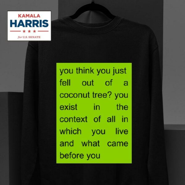 Coconut Tree Kamala Harris Bra Sweatshirt