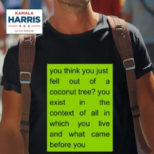 Coconut Tree Kamala Harris Bra Tshirt