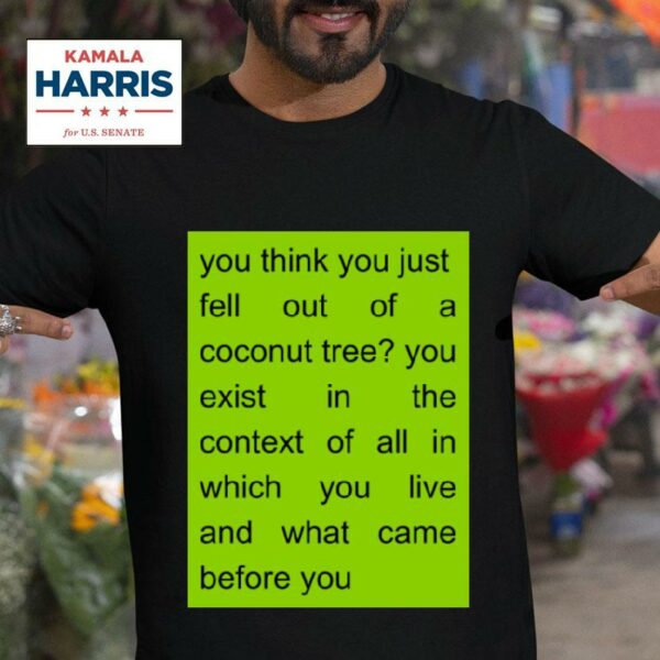 Coconut Tree Kamala Harris Bra Tshirt