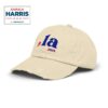 COMMA-LA Kamala Harris 2024 Distressed Cap