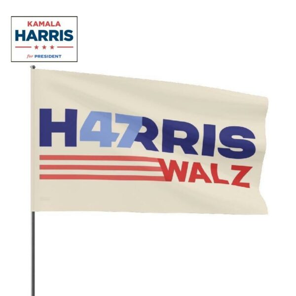 Harris Walz 47 Flag