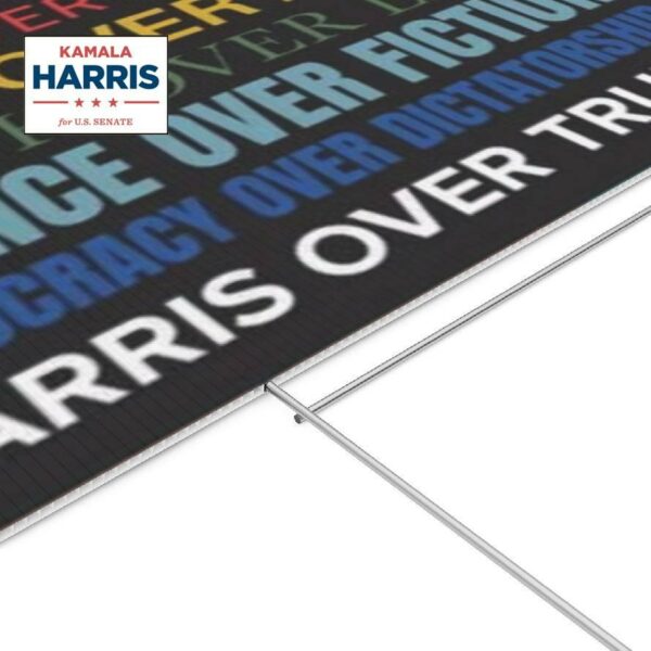 In This House We Vote For Unity Over Division Hope Over Fear Kamala Harris 2024 Yard Sign