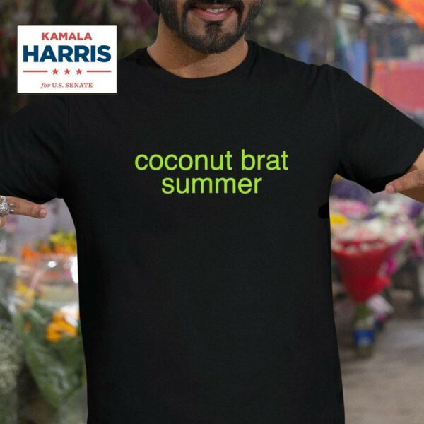 Kamala Harris Coconut Brat Summer Tshirt