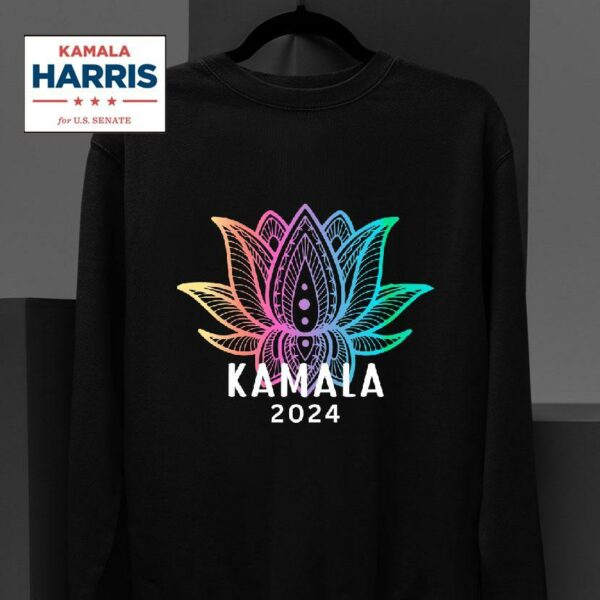 Kamala Harris Lotus Flower Presidential Election Sweatshirt