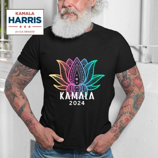 Kamala Harris Lotus Flower Presidential Election Tshirt