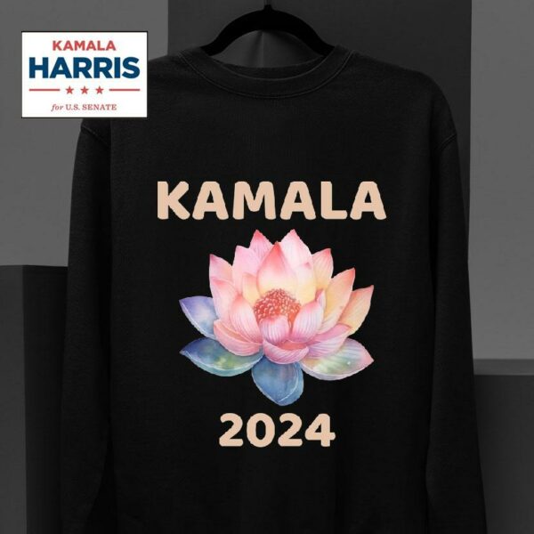 Kamala Harris Lotus Flower Sweatshirt