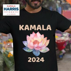 Kamala Harris Lotus Flower Tshirt