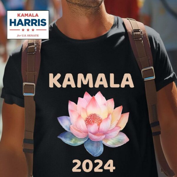 Kamala Harris Lotus Flower Tshirt