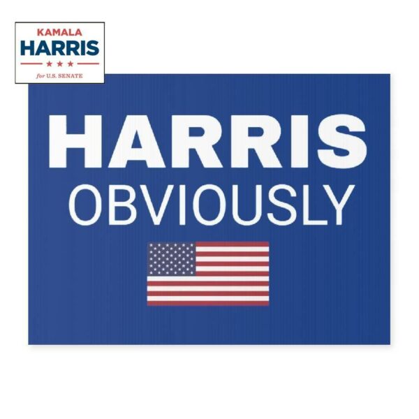 Kamala Harris Obviously Yard Sign