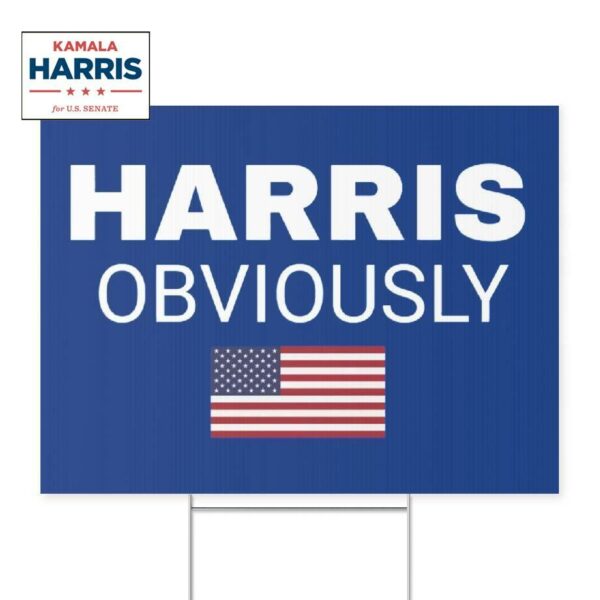 Kamala Harris Obviously Yard Sign