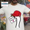 Little Portrait Goose Red Hat Nasty Woman For Kamala Harris Tshirt