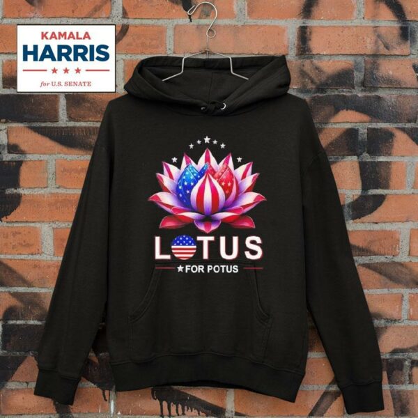 Lotus For Potus Kamala Harris Presiden Hoodie