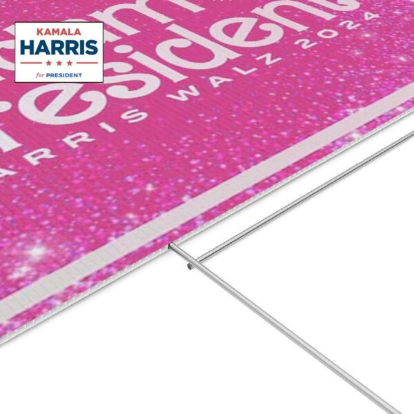 Madam President Harris Walz 2024 Yard Sign