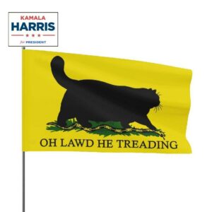 Oh Lawd He Treading Flag