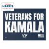 Veterans For Kamala Yard Sign