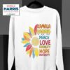 Kamala Harris Peace Love Equality Hope Diversity Colorful Sweatshirt