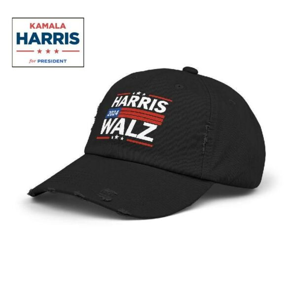 Kamala Harris Tim Waltz 2024 Distressed Cap