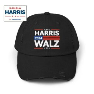 Kamala Harris Tim Waltz 2024 Distressed Cap