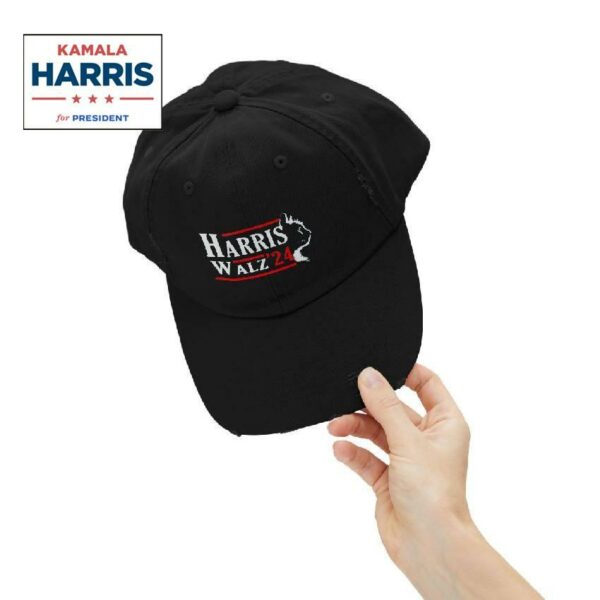 Kamala Harris Waltz Walz 2024 Presidential Distressed Cap