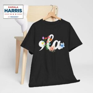 Comma la Floral Kamala Harris President 2024 Shirt